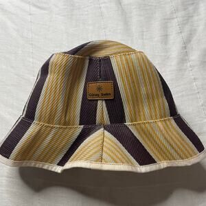 NWT Anthropologie Gunes Swim Striped Bucket Hat One Size